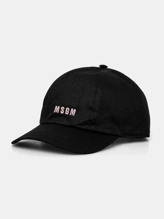 Obrázek produktu MSGM Bavlněná baseballová čepice MSGM černá