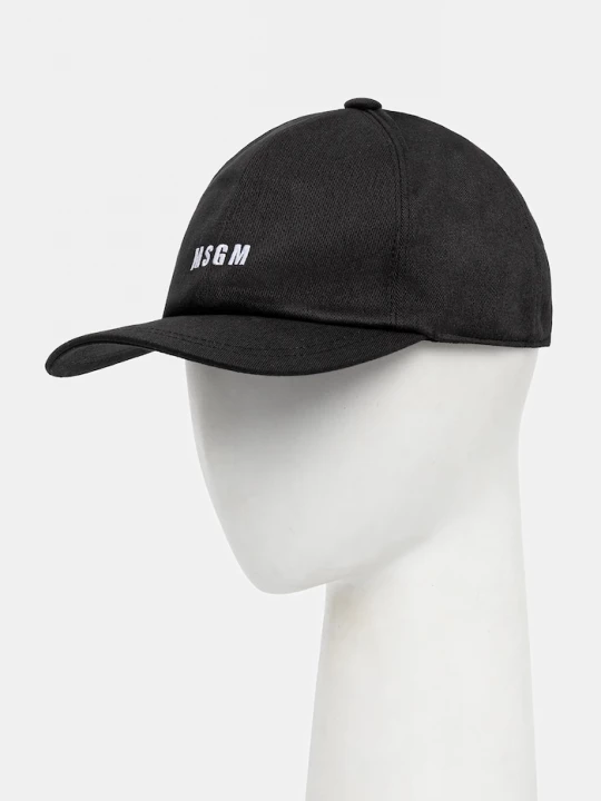 Obrázek produktu MSGM Bavlněná baseballová čepice MSGM černá