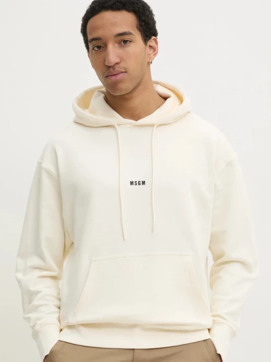 Obrázek produktu MSGM Bavlněná mikina MSGM béžová