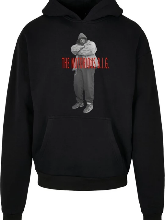 Obrázek produktu MT Upscale Mikina 'Biggie Smalls Concrete'  šedá / červená / černá