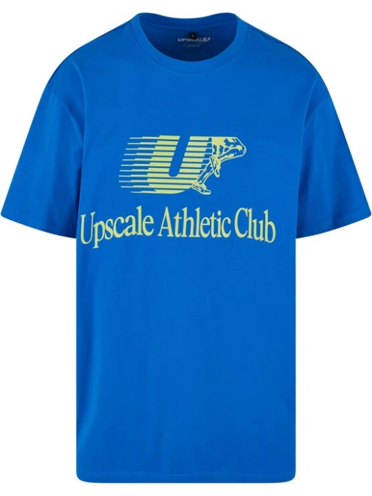 Obrázek produktu MT Upscale Tričko 'Athletic Club'  modrá / kiwi