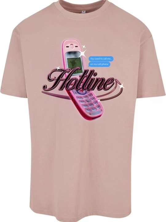 Obrázek produktu MT Upscale Tričko 'Hotline'  tělová / modrá / šedá / pink