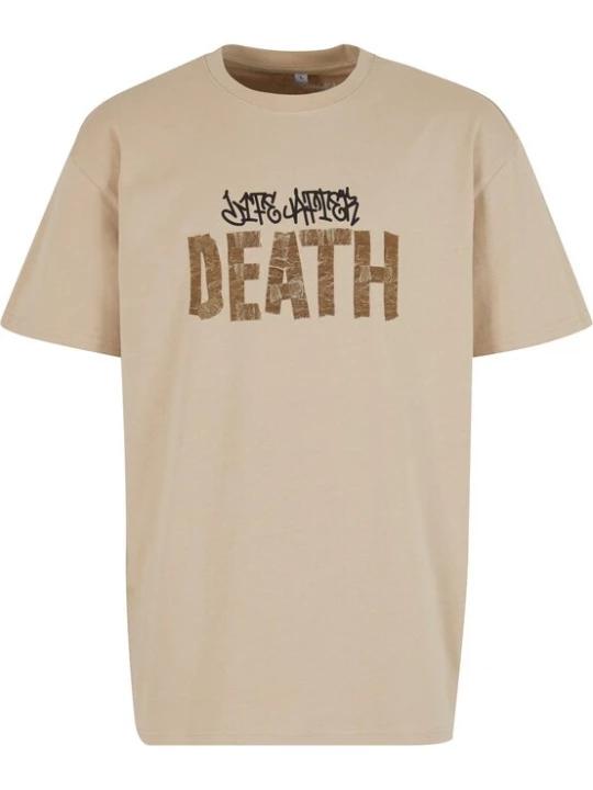 Obrázek produktu MT Upscale Tričko 'Life After Death' béžová / hnědá / černá