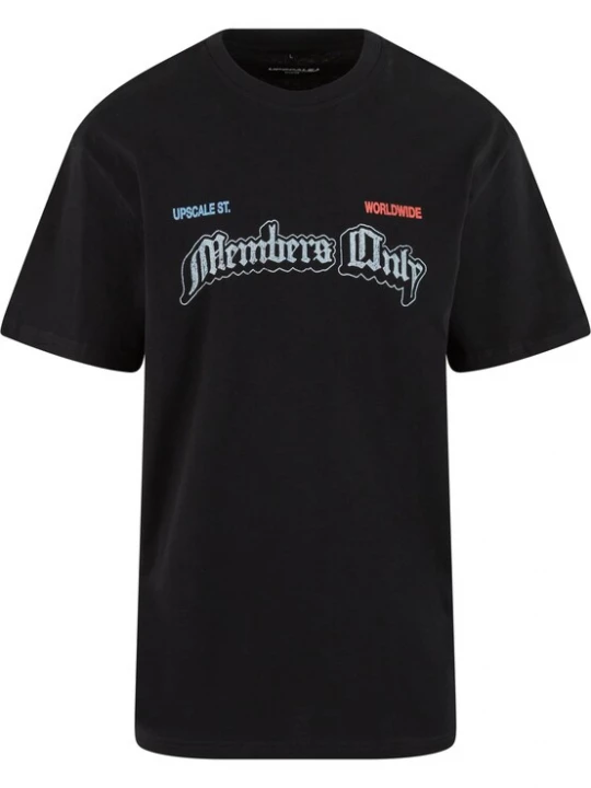 Obrázek produktu MT Upscale Tričko 'Only Members' světlemodrá / šedá / červená / černá