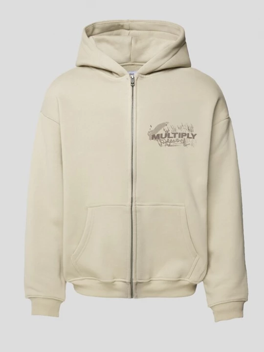 Obrázek produktu Multiply Apparel Mikina 'BULLETIN'  béžová / čokoládová / offwhite