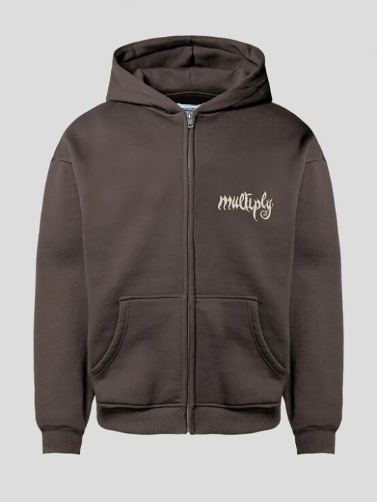 Obrázek produktu Multiply Apparel Mikina 'Law Of Nature'  béžová / tmavě hnědá