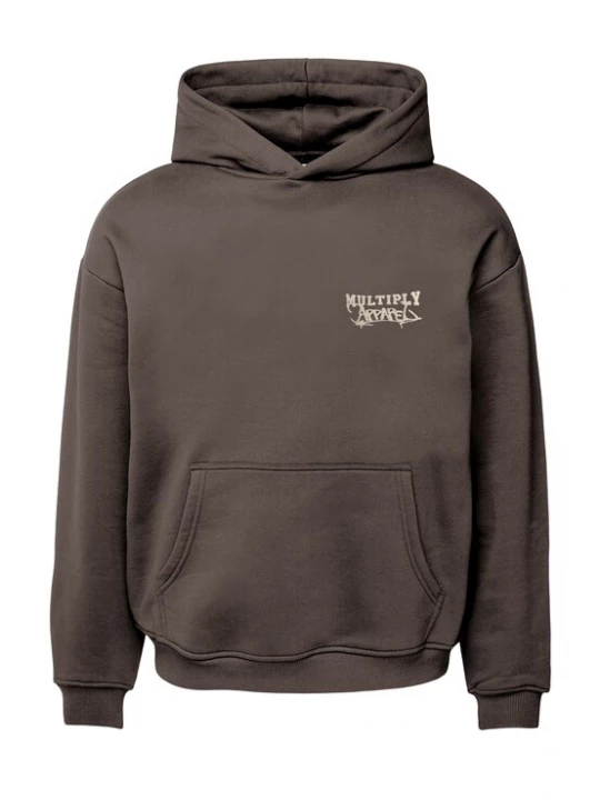 Obrázek produktu Multiply Apparel Mikina 'Scholar'  čokoládová / světle šedá / černá