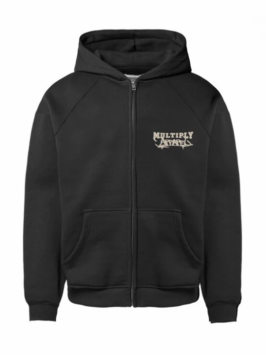 Obrázek produktu Multiply Apparel Mikina 'Scholar'  starobéžová / černá / bílá