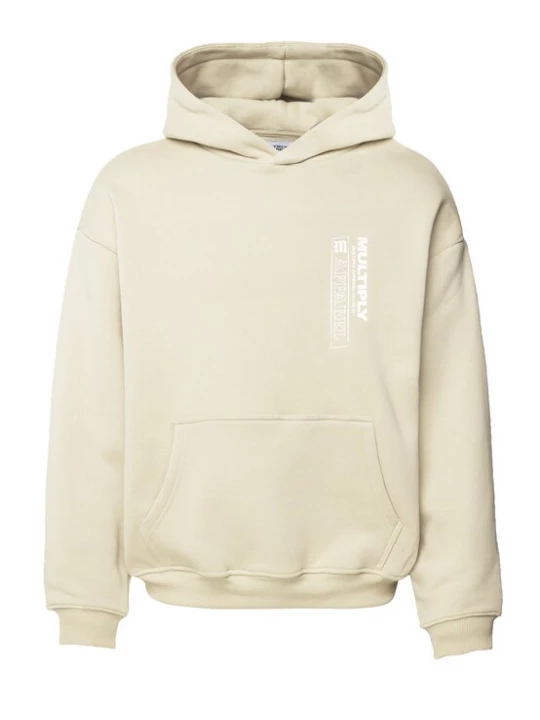 Obrázek produktu Multiply Apparel Mikina 'Wanted'  starobéžová / bílá