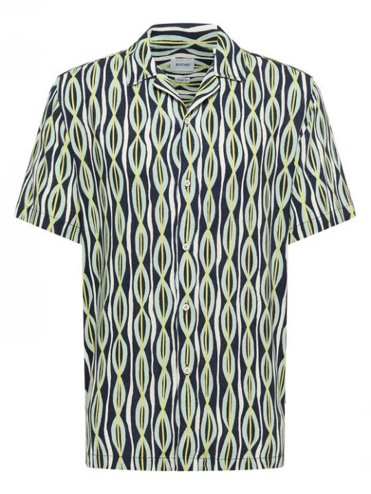 Obrázek produktu Mustang Košile Layton 1016473 Zelená Relaxed Fit