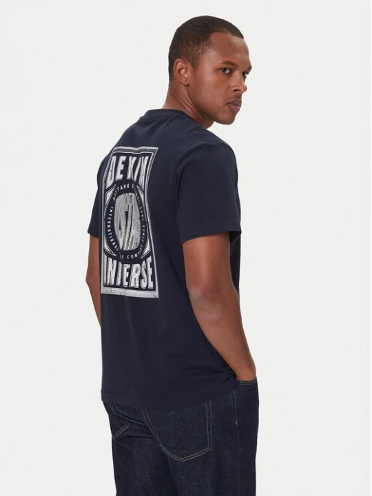 Obrázek produktu Mustang T-Shirt Akron 1016869 Tmavomodrá Relaxed Fit