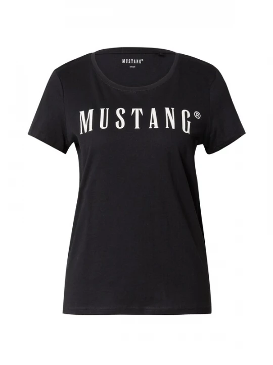 Obrázek produktu MUSTANG Tričko 'Alama'  černá / bílá