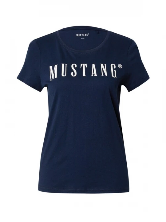 Obrázek produktu MUSTANG Tričko 'Alma'  námořnická modř / bílá