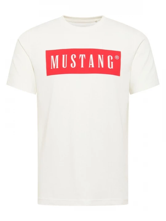 Obrázek produktu MUSTANG Tričko 'Austin'  světle béžová / červená