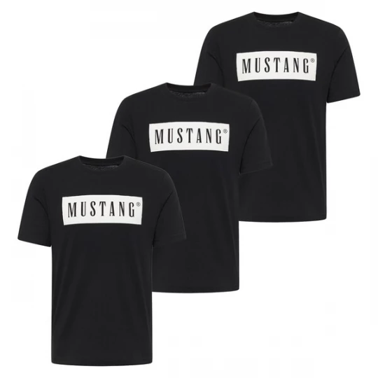 Obrázek produktu MUSTANG Tričko černá / bílá