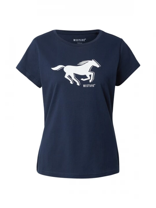 Obrázek produktu MUSTANG Tričko 'LOA' námořnická modř / bílá