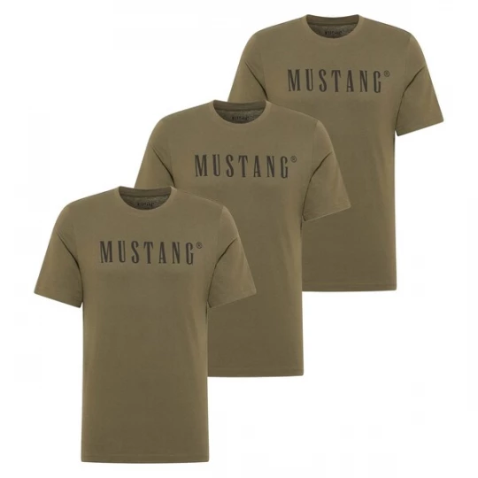 Obrázek produktu MUSTANG Tričko olivová / černá