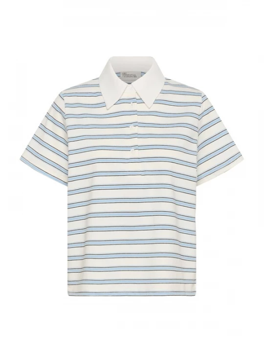 Obrázek produktu My Essential Wardrobe Top 'MWAsla' světlemodrá / černá / bílá