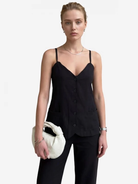Obrázek produktu My fashion Domácí oblečení 'Zweiteiliges Set' černá