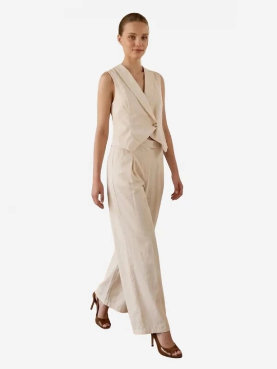 Obrázek produktu My fashion Domácí oblečení 'Zweiteiliges Set' krémová