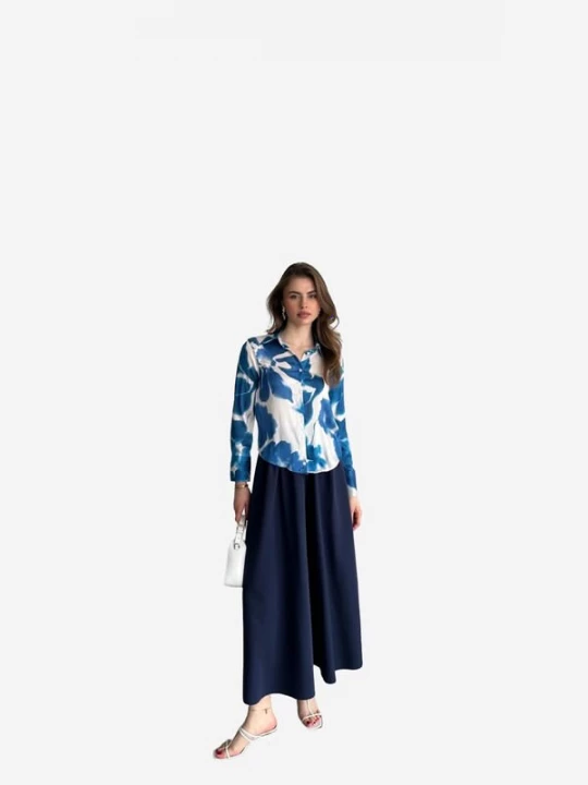 Obrázek produktu My fashion Halenka 'Hemden' azurová modrá