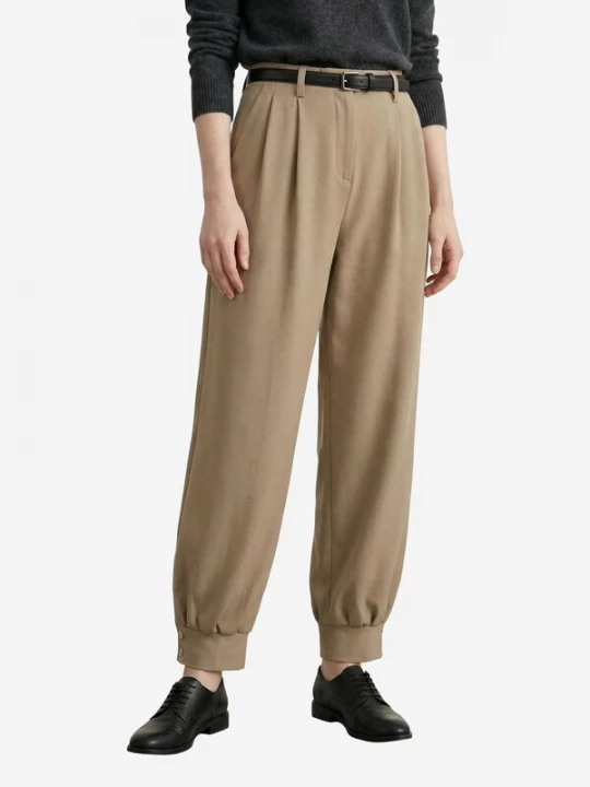 Obrázek produktu My fashion Kalhoty s puky velbloudí