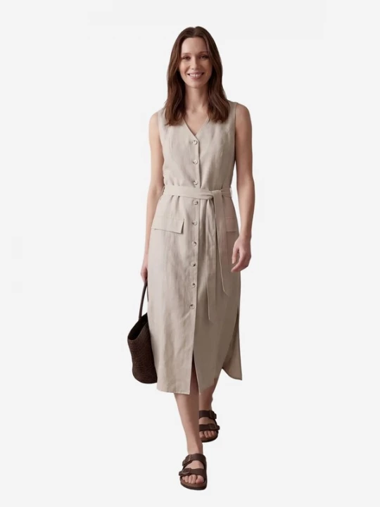 Obrázek produktu My fashion Košilové šaty béžová
