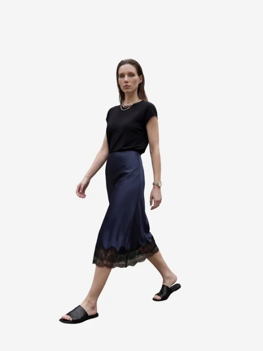 Obrázek produktu My fashion Sukně marine modrá / černá