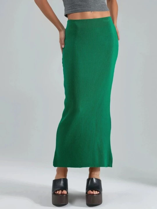 Obrázek produktu My fashion Sukně 'Strickröcke' zelená