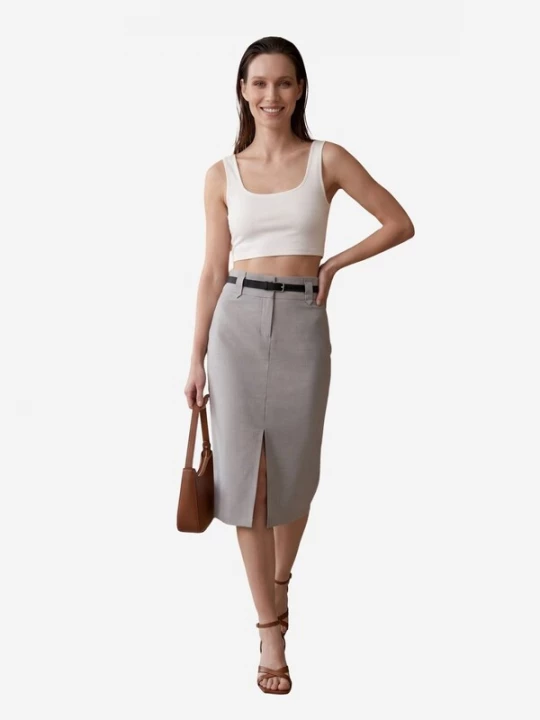 Obrázek produktu My fashion Sukně světle šedá