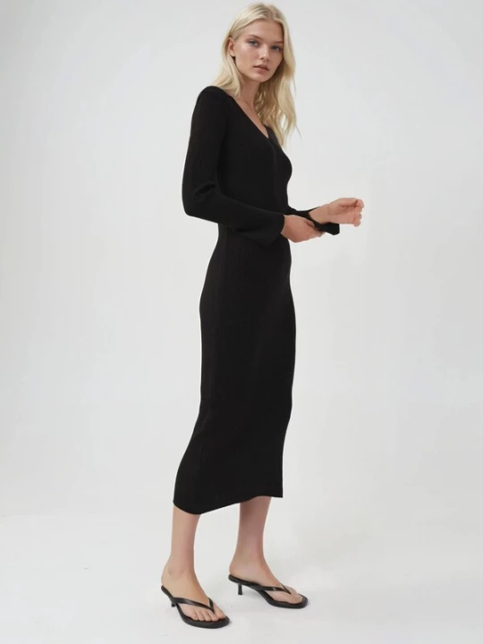 Obrázek produktu My fashion Úpletové šaty 'Strickkleider' černá