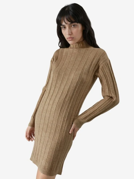 Obrázek produktu My fashion Úpletové šaty 'Strickkleider' karamelová
