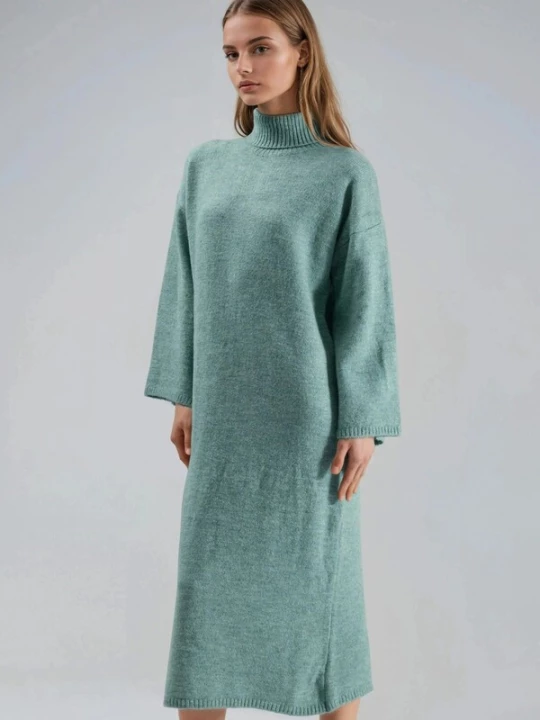 Obrázek produktu My fashion Úpletové šaty 'Strickkleider' pastelově zelená