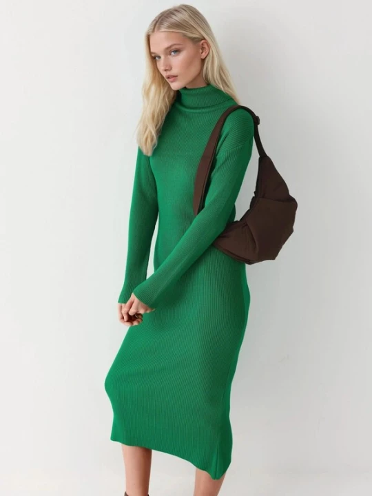 Obrázek produktu My fashion Úpletové šaty 'Strickkleider' zelená