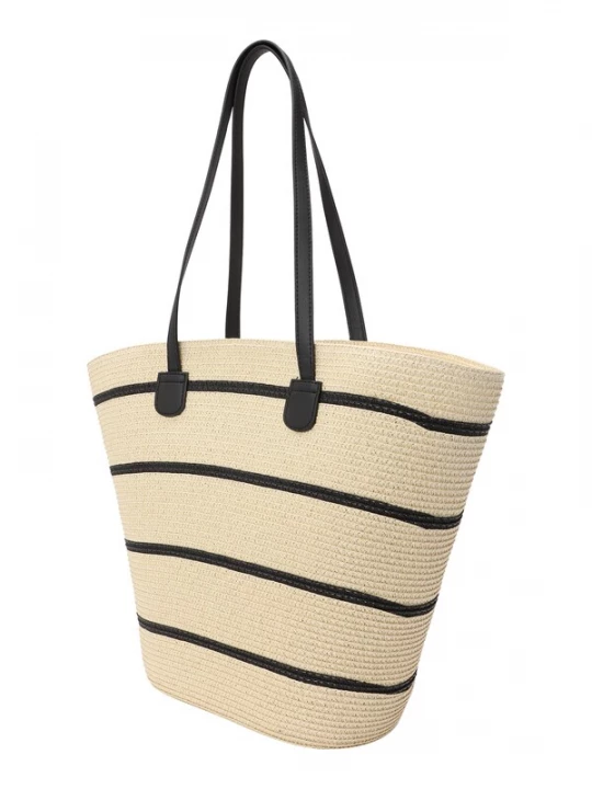 Obrázek produktu MYLAVIE by Sarah Harrison Plážová taška černá / offwhite