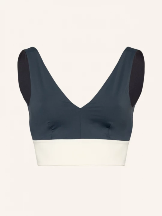 Obrázek produktu Mymarini Obratný Bralette Horní Díl Bikin Yogatop Ve Stylu Braletky petrolejová / režná