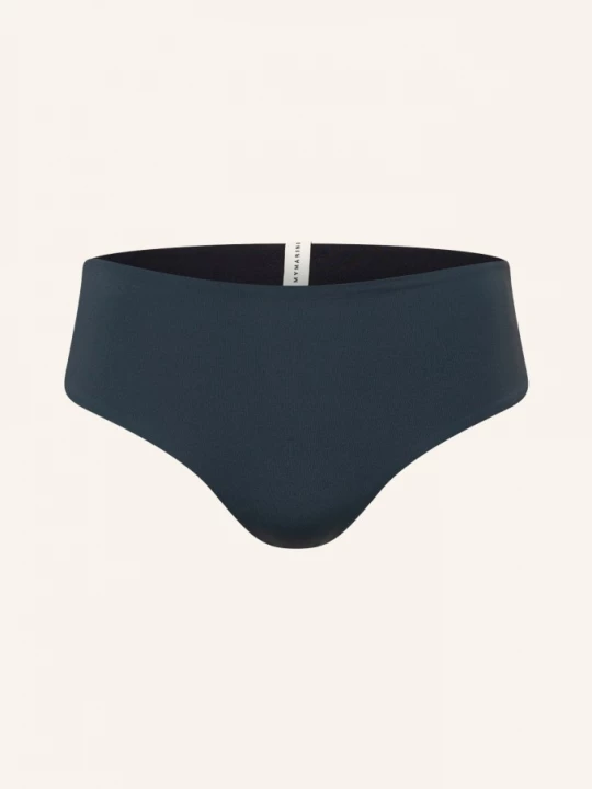Obrázek produktu Mymarini High Waist Bikinové Kalhotky Cheeky V Oboustranném Provedení S Uv Ochranou 50+ petrolejová