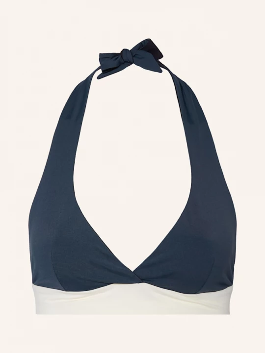 Obrázek produktu Mymarini Neckholder Horní Díl Bikin S Zavazováním Za Krkem Neckholder Top, Oboustranný černá / tmavě šedá / režná