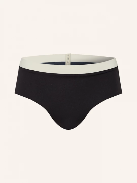 Obrázek produktu Mymarini Obracitelné Bikinové Kalhotky Typu Šortky černá / tmavě šedá / režná