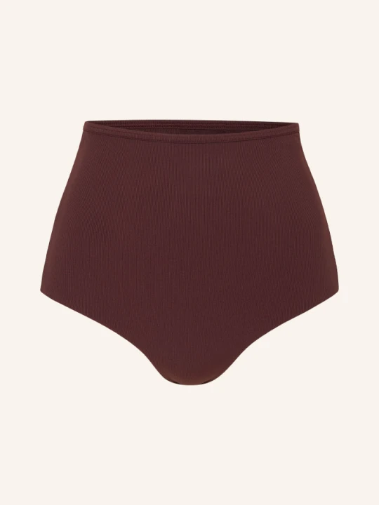 Obrázek produktu Mymarini Spodní Díl Bikin S Vysokým Pasem Highwaist Šortky Swim Apparel, Které Lze Nosit Oboustranně tmavě hnědá