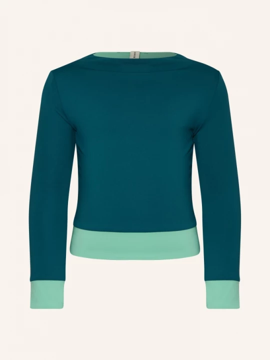 Obrázek produktu Mymarini Tričko S Dlouhým Rukávem Surfshirt V Oboustranném Provedení S Uv Ochranou 50+ petrolejová / tyrkysová