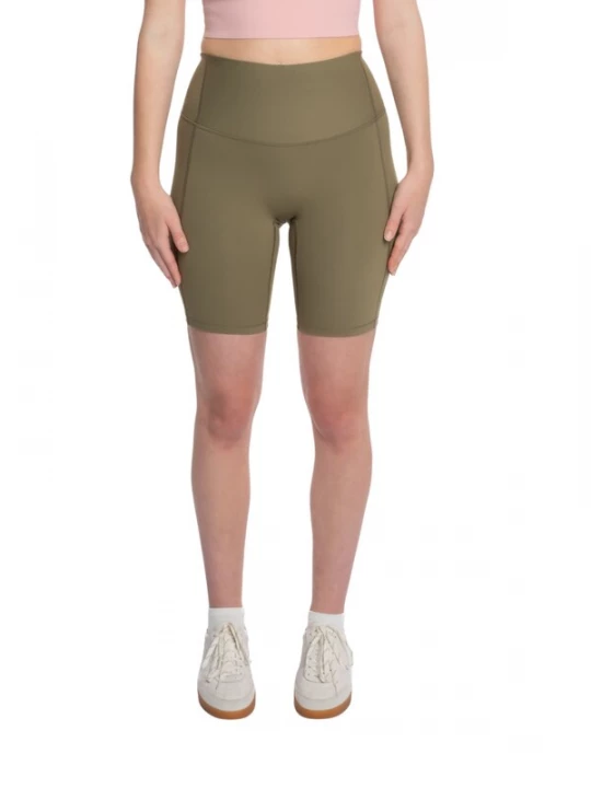 Obrázek produktu mymotus Sportovní kalhoty 'mymotus®, ladies fitness short, khaki greenYW71' olivová