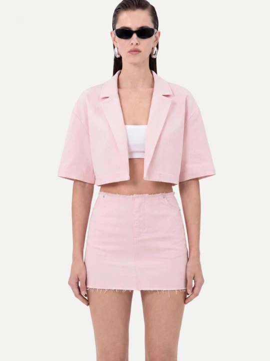 Obrázek produktu mysimplicated Domácí oblečení 'Blush Cropped' pink
