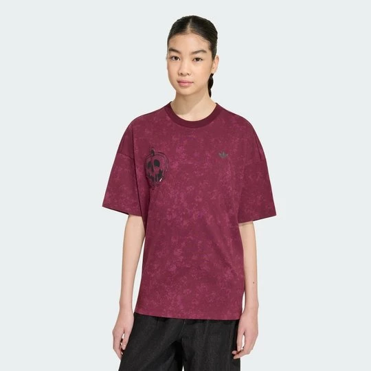 Obrázek produktu NADROZMĚRNÉ TRIČKO ADIDAS DISNEY VILLAINS WASHED GFX vínová