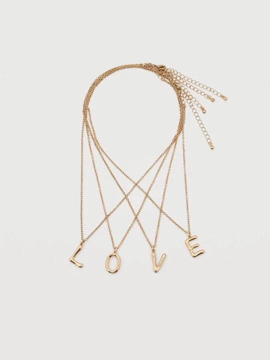 Obrázek produktu Náhrdelník Even&Odd By Zalando zlatá barva
