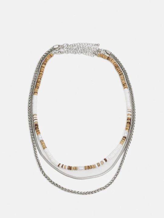 Obrázek produktu Náhrdelník Pier One stříbrná barva
