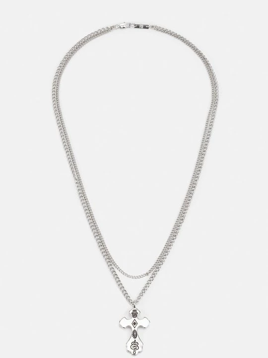 Obrázek produktu Náhrdelník River Island stříbrná barva
