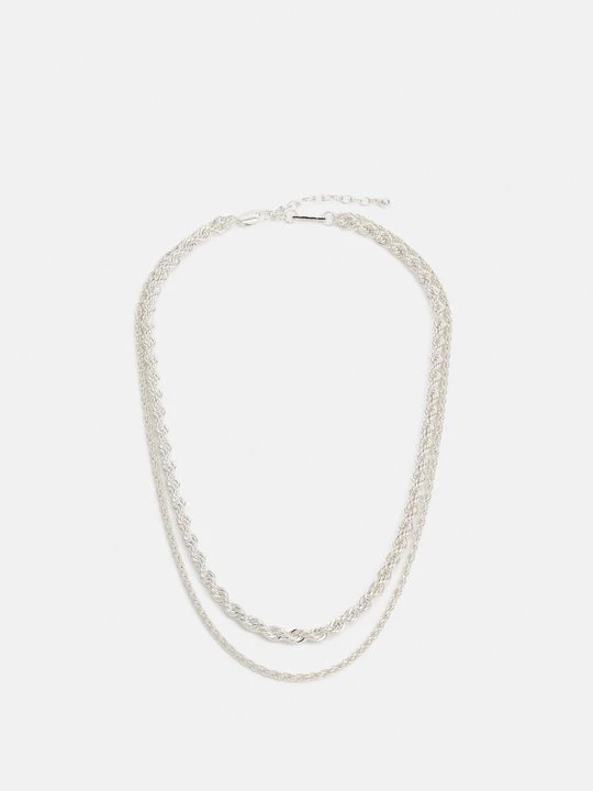 Obrázek produktu Náhrdelník River Island stříbrná barva