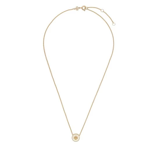 Obrázek produktu Náhrdelník Tory Burch Kira Enamel Pendant 90549 Bílá