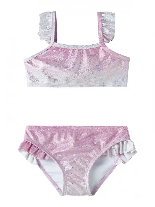 Obrázek produktu NAME IT Bikiny 'NMFZola' malinová / stříbrná